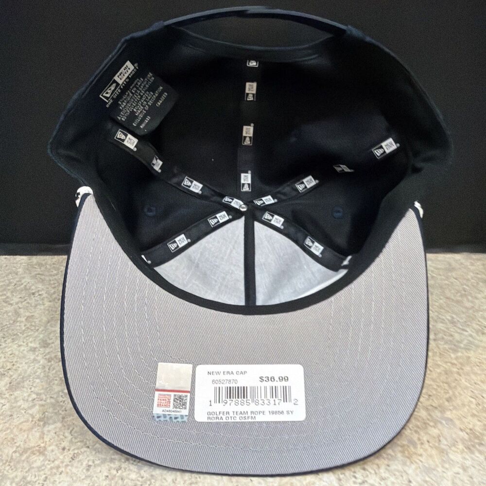 Syracuse Orangemen Hat NEra  "Team Roper" Poly Blend Snapback Cap "The Golfer" - Picture 4 of 7